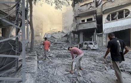 Bombardeos en Gaza