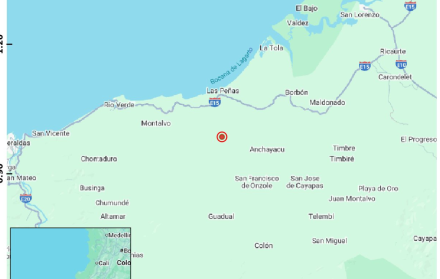 Sismo se sintió en Esmeraldas.