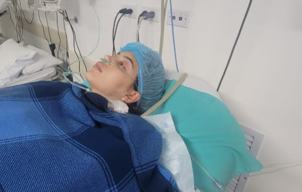 Las enfermedades por consumo de sushi en mal estado llevó a Yuli Vargas a una larga hospitalización.