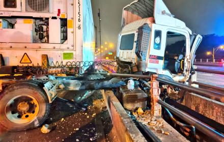 Accidente en el norte de Guayaquil