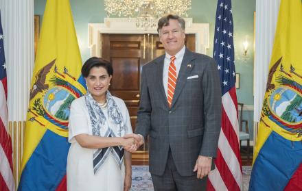 El subsecretario de Estado de Estados Unidos, Christopher Landau, afirmó que las relaciones entre su país y Ecuador atraviesan “su mejor momento en décadas”.