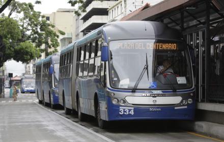 Bus de Metrovía en Guayaquil