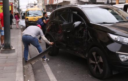 Accidente de tránsito en Guayaquil
