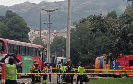 accidente de tránsito en Quito