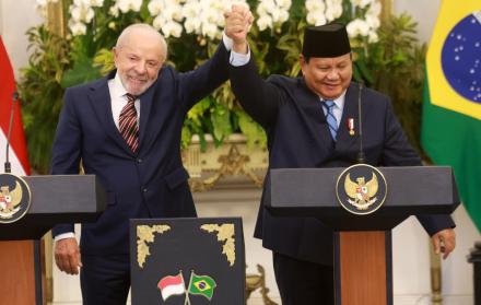 Luiz Inácio Lula da Silva y Prabowo Subianto