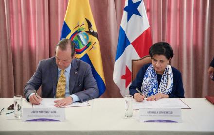 Las Cancillerías de Ecuador y Panamá celebraron el 24 de octubre la II Reunión de Consultas Políticas.