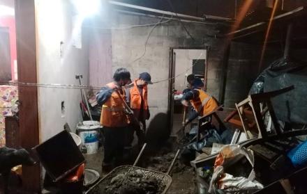 emergencia por lluvias en Quito