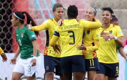 La selección femenina absoluta de Ecuador golea y gusta en la Liga de Naciones 2025