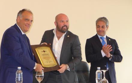 Javier Tebas Miguel Ángel Loor