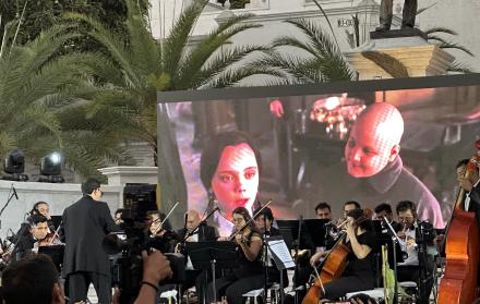 concierto sinfónico en cementerio de Guayaquil