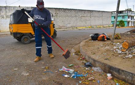recolección de basura en Playas