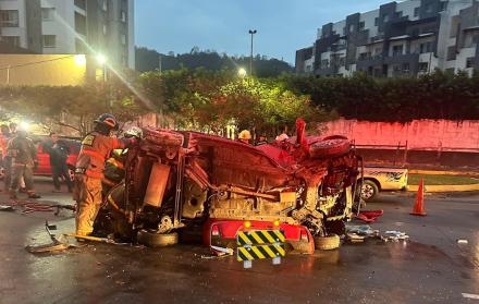 Accidente en la avenida del Bombero