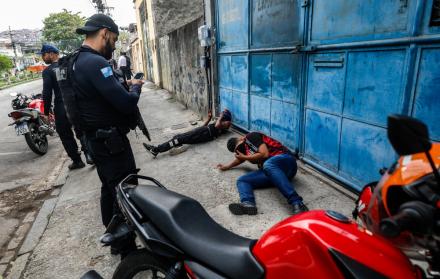 Integrantes de la Policía de Río de Janeiro