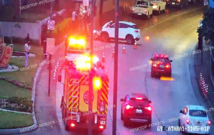 Accidente en túnel del cerro del Carmen