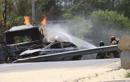 accidente de tránsito en Quito - Ruta Viva
