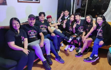 Fanáticos del club Pies Descalzos Ecuador