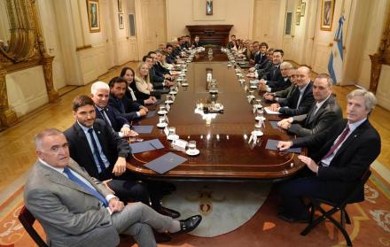 Javier Milei, junto a gobernadores provinciales