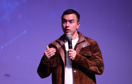 Daniel Noboa, presidente de Ecuador.