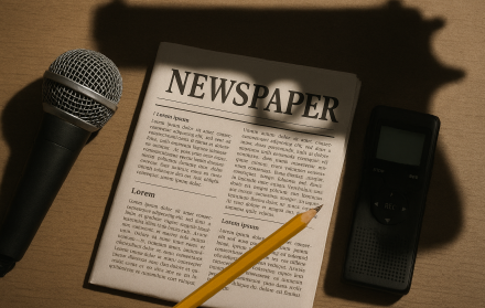 ACECHO AL PERIODISMO. IMAGEN DE CHATGPT