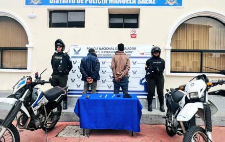 detenidos por robar en el Centro Histórico de Quito