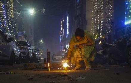 calle de Nueva Delhi