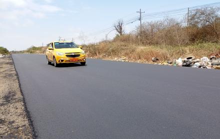 cadáver abandonado en la vía Playas - El Morro
