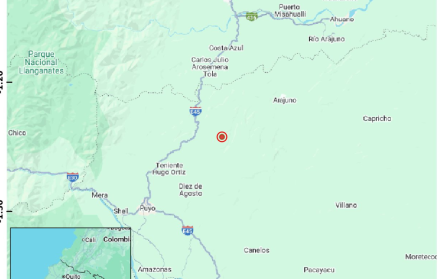 Temblor en Ecuador este 6 de noviembre.