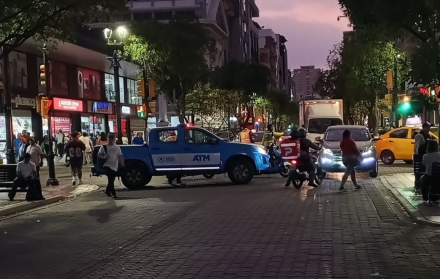 La ATM realizó el cierre de la vía para que la Policía realice los procesos necesarios.