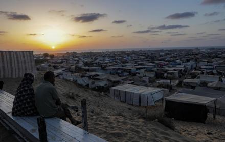 Palestinos desplazados