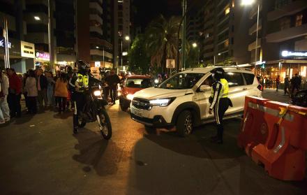 El tráfico se intensificó en la avenida República del Salvador por los desvíos hacia el concierto.