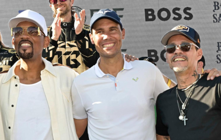 Rafa Nadal se encuentra en Miami con Will Smith y Marc Anthony