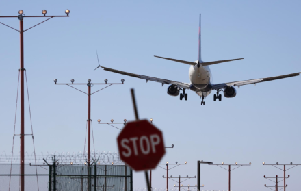 Vuelo aereo EE.UU. transporte cierre de Gobierno
