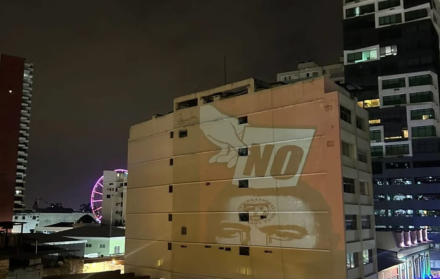 Imagen compartida en la cuenta @NOchchNO de la campaña por el 'No' en la consulta popular, convocada por Daniel Noboa.