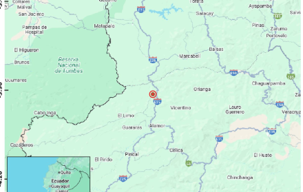 Temblor en Ecuador este 12 de noviembre.