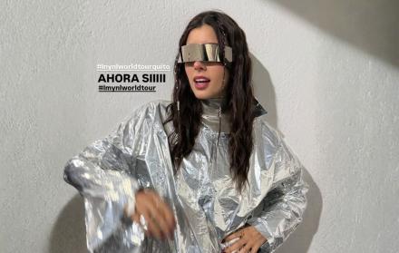 Luciana Guschmer en el concierto de Shakira