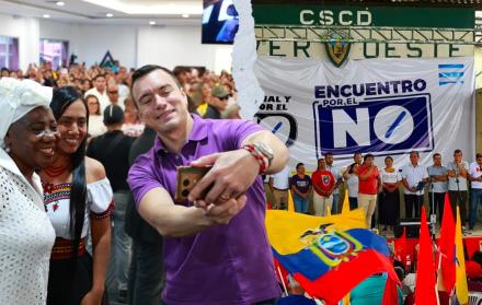 Campaña por el Sí y el No.