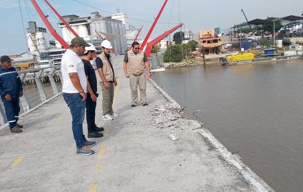 daños en puente de isla Santay