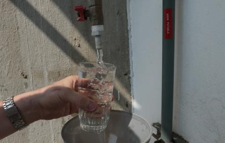 agua potable en planta La Toma
