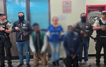 detenidos por trafico de drogas en Quito