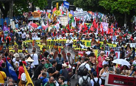 Marcha Global por la Justicia Climática en Brasil