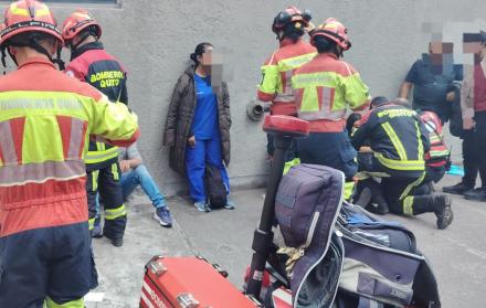 Ocho heridos dejó un accidente en el sector La Rumiñahui, norte de Quito, en la tarde de este domingo de votaciones.
