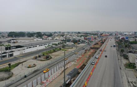 vista aérea del norte de Guayaquil