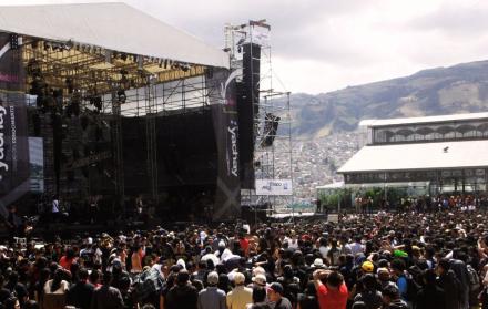 Escenario del Quito Fest.
