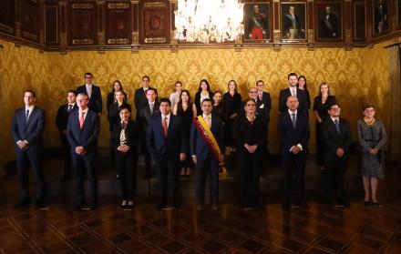 El presidente Daniel Noboa dispuso este 18 de noviembre una serie de cambios en el gabinete ministerial