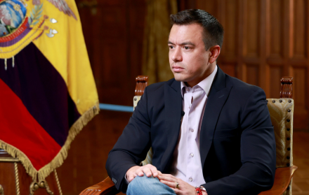 DANIEL NOBOA EN PALACIO DE CARONDELET