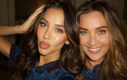 Nadia Mejía y su madre Kathy Lynn