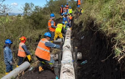 reparación de tubería en Píntag