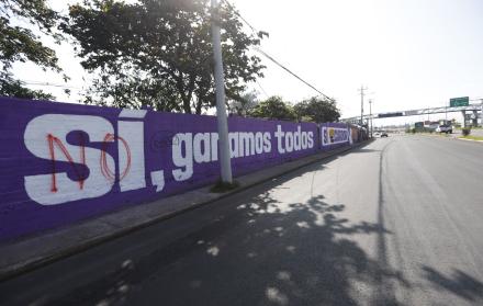 propaganda electoral en Quito