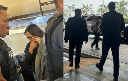 Ministra Zaida Rovira y ministro Roberto Luque