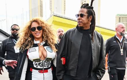 Beyoncé y Jay-Z en el Grand Prix de Las Vegas